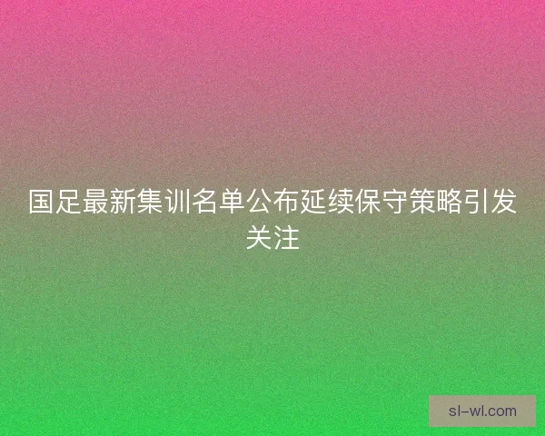 国足最新集训名单公布延续保守策略引发关注